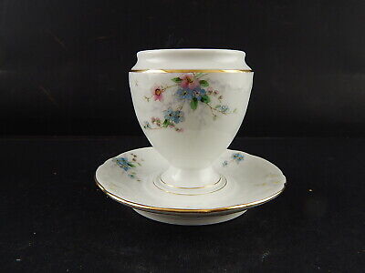 ANTICA LIBERTY 1900 PORCELLANA PIRKENHAMMER BOHEMIA SALSIERA MOSTARDIERA