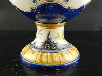 ANTICO PREZIOSO VASO CERAMICA MAIOLICA SESTO FIORENTINO RAFFAELLESCHE GROTTESCHE