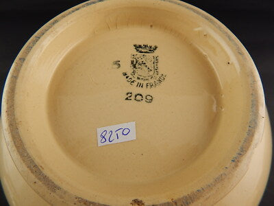 ANTICO MANIFATTURA ST AMAND VASO NOTTE CERAMICA FINE 800 CACHE POT ART NOUVEAU