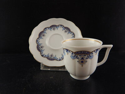 VINTAGE TAZZINA CAFFE' PIATTINO PORCELLANA JOHANN SELTMANN VOHENSTRAUSS BAVARIA