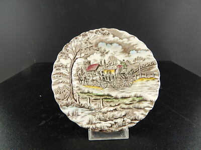 PIATTO CERAMICA VINTAGE ROYAL MAIL BY MYOTT STAFFORDSHIRE ENGLAND STAMPA MANO #