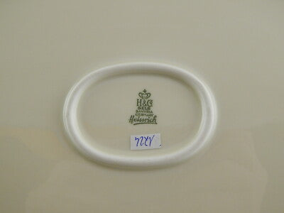 ANTICO ELEGANTE VASSOIO PORCELLANA H&CO HEINRICH SELB BAVARIA AUTUNNO #1724