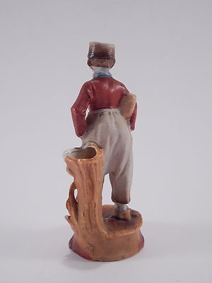 ANTICA STATUINA IN BISCUIT DI PROVENIENZA NORD EUROPEA PORCELAIN FIGURINE