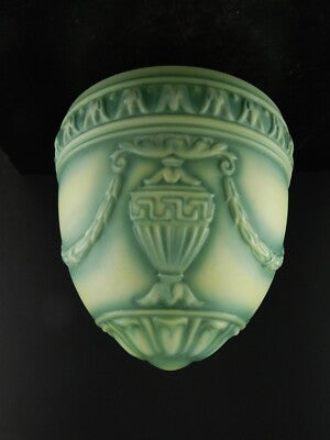 LAMPADARIO ANTICO AUTENTICO LIBERTY ART NOUVEAU VETRO DECORO NEO CLASSICO