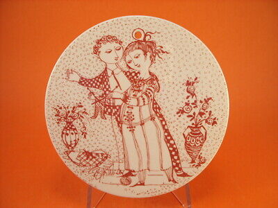 PLACCA DEL MESE CERAMICA NYMOLLE COPENHAGEN DI BJORN WIMBLAD NOVEMBRE "Optimisme