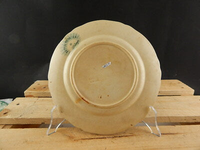 ANTICO PIATTO RISORGIMENTO CERAMICA GIULIO RICHARD REGG ZUAVI A MELEGNANO