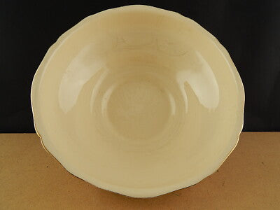 ANTICA INSALATIERA TERRINA PORCELLANA CERAMICA PROFILO ORO VILLEROY&BOCH