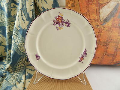 ANTICO PIATTO SOCIETA' CERAMICA ITALIANA LAVENO VERBANUM STONE DECORI VIOLA DECO