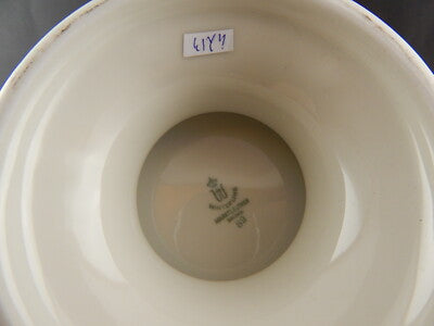 ANTICA 1950 ROCAILLE ALZATA FRUTTIERA PORCELLANA AVORIO ORO WINTERLING BAVARIA