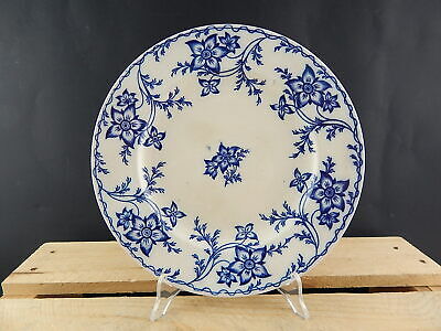 ANTICO RARO PIATTO PORCELLANA MINTON DEL1830 STAFFORDSHIRE DECORO ANEMONE #1890