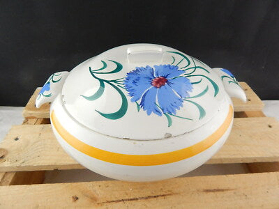 ANTICA ZUPPIERA CENTROTAVOLA CERAMICA RICHARD GINORI MONDOVÌ PONTI FIORDALISO