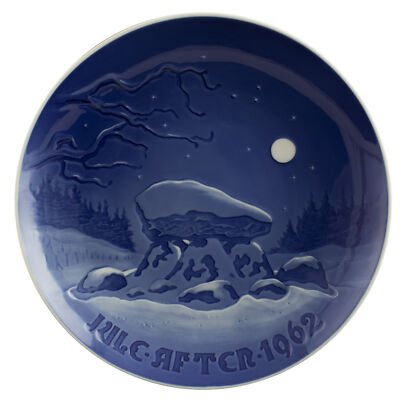 ROYAL COPENHAGEN BING&GRONDAHL PIATTO DI NATALE 1962 ORIGINALE PORCELLANA PRIMA