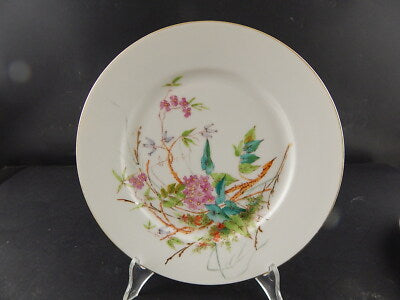 ANTICO 1876 PIATTO PIANO PORCELLANA LIMOGES CHARLES FIELD HAVILAND CM 23,5