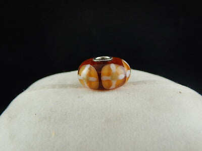 VINTAGE CIONDOLO CHARM TROLLBEADS VETRO DANISH COPENHAGEN DESIGN PRE 2000 #10