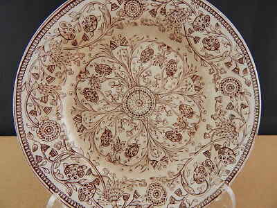 ANTICO RARO PIATTO CERAMICA SCI LAVENO MARCHIO INCUSSO COLLEZIONE GENOVA #4362