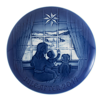 ROYAL COPENHAGEN BING&GRONDAHL PIATTO DI NATALE 2017 ORIGINALE PORCELLANA PRIMA