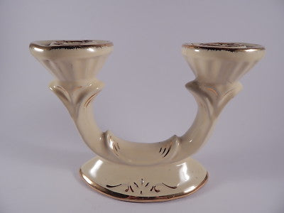 CANDELABRO ANNI '50 CERAMICHE ITALIA ALBISOLA MID CENTURY FAIENCE CANDLE HOLDER