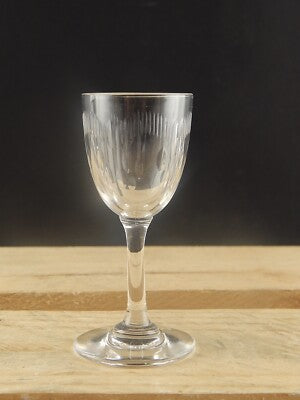 ANTICO ART NOUVEAU CRISTALLO BACCARAT MOLIERE 1916 SERVIZIO 6 CALICI ROSOLIO