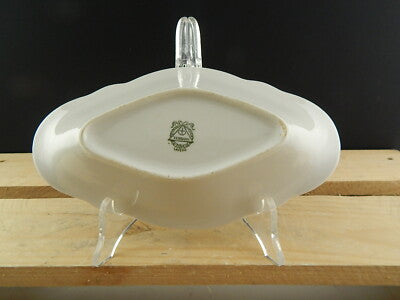 ANTICO ART DECO VASSOIO PORCELLANA DECORO ARGENTO VERBANO LAVENO 1935 ANDLOVITZ