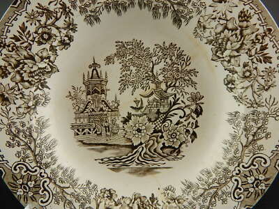 ANTICO PIATTO FONDO COLLEZIONE COLANDINE CERAMICA RICHARD MILANO DIFETTO #