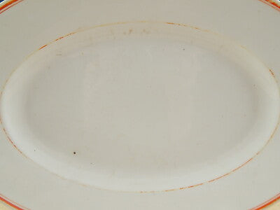 ANTICA RARA RAVIERA VASSOIO PORCELLANA MANIFATTURA GINORI DOCCIA METÀ 1800