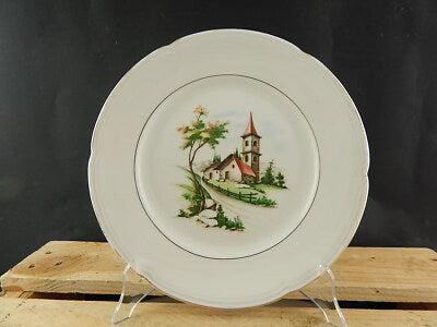 VINTAGE PIATTO COLLEZIONE PORCELLANA CERAMICA POZZI GALLARATE BOLLATE MILANESE #