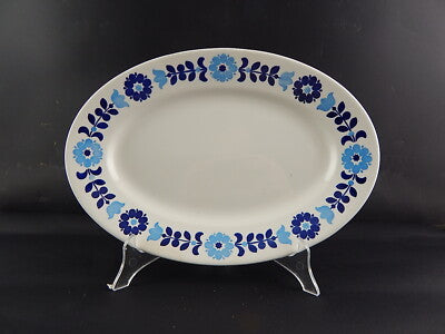 VINTAGE VASSOIO PIATTO OVALE CERAMICA RICHARD GINORI LAVENO ANTONIA CAMPI