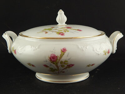 ROCAILLE RETRO' WINTERLING BAVARIA ZUPPIERA CENTROTAVOLA PORCELLANA ROSA CANINA