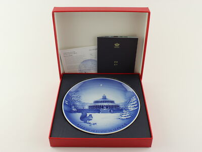 ROYAL COPENHAGEN BING&GRONDAHL PIATTO DI NATALE 2021 CON SCATOLA ORIGINALE PRIMA