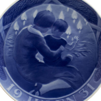 ROYAL COPENHAGEN PIATTO DI NATALE 1931 ORIGINALE PORCELLANA PRIMA SCELTA