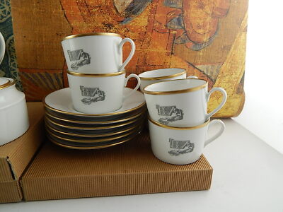 VINTAGE 1950 RARO SERVIZIO DA TÈ PORCELLANA SELTMANN WEIDEN MAJA DESNUDA GOYA