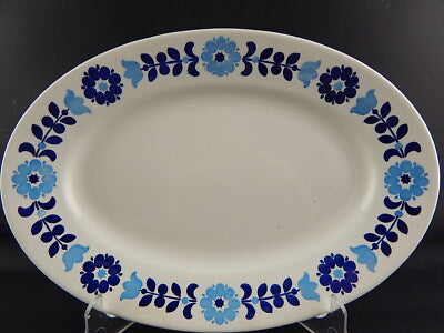 VINTAGE VASSOIO PIATTO OVALE CERAMICA RICHARD GINORI LAVENO ANTONIA CAMPI