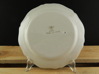 ANTICO 1946 PIATTO CERAMICA IMOLA TECNICA E DECORO SETTECENTO ITALIANO CM 19 #4