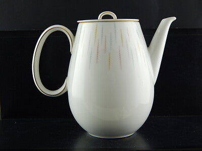 VINTAGE SERVIZIO DA CAFFÈ ROSENTHAL THOMAS PREZIOSA PORCELLANA PROFILO ORO