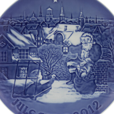 ROYAL COPENHAGEN BING&GRONDAHL PIATTO DI NATALE 2012 ORIGINALE PORCELLANA PRIMA