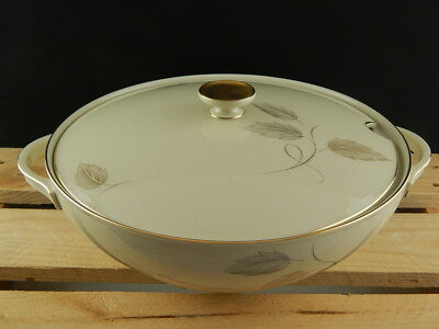 ANTICA ZUPPIERA CENTROTAVOLA PORCELLANA HEINRICH &CO SELB BAVARIA AUTUNNO