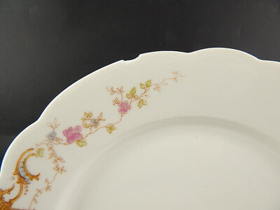 ANTICO SET 8 PIATTI PORCELLANA GINORI DOCCIA LIBERTY F.LLI FINOCCHI ROMA DIFETTI