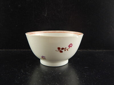 ANTICA FINE PORCELLANA TAZZA TE' COMPAGNIA DELLE INDIE DIPINTA MANO XVIII SEC