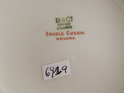 ANTICA ZUCCHERIERA POTICHE ART DECO BERNARDAUD & CO LIMOGES PORCELLANA ANNI 30