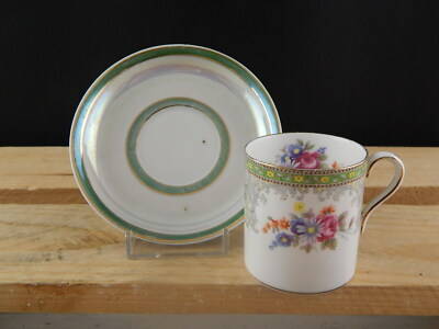 ANTICO MIX&MATCH PORCELLANA TAZZA GEORGIAN SHELLEY PIATTINO A LUSTRO COLLEZIONE