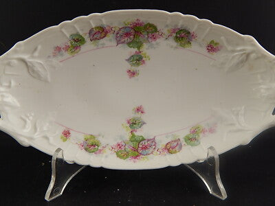 ANTICO VASSOIO RAVIERA PIATTO PORCELLANA GINORI DOCCIA FORMA NAPOLI LIBERTY