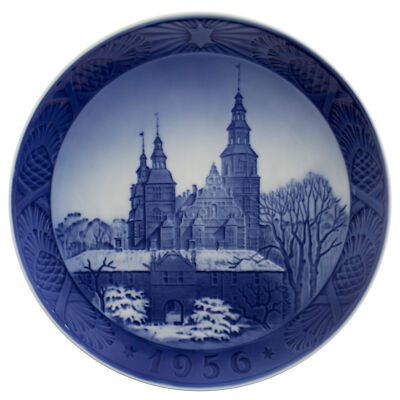 ROYAL COPENHAGEN PIATTO DI NATALE 1956 ORIGINALE PORCELLANA PRIMA SCELTA