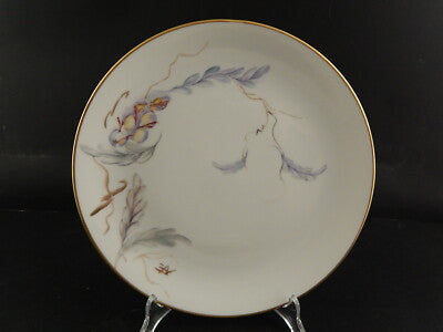 VINTAGE WUNSIEDEL BAVARIA PORCELLANA SERVIZIO TAVOLA 6 PIATTI PIANI DIPINTI MANO