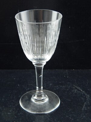 ANTICO CRISTALLERIA BACCARAT CALICE CRISTALLO PORTO ROSOLIO CAVOUR 1916
