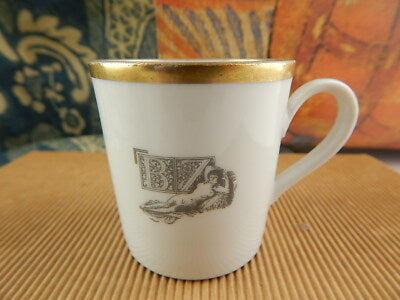 VINTAGE 1950 RARA TAZZA CAFFÈ PORCELLANA SELTMANN WEIDEN MAJA DESNUDA GOYA