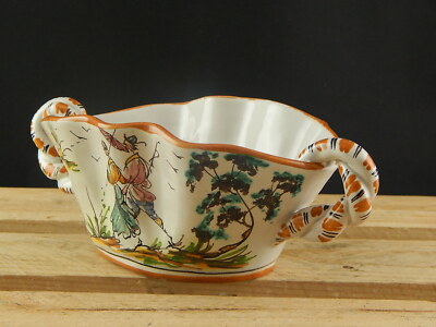 VINTAGE RARO VASO JARDINIERE METÀ 900 IAMA MAIOLICHE ARTISTICHE ALBISOLA