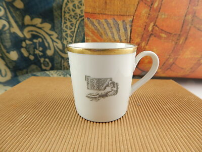VINTAGE 1950 RARA TAZZA CAFFÈ PORCELLANA SELTMANN WEIDEN MAJA DESNUDA GOYA