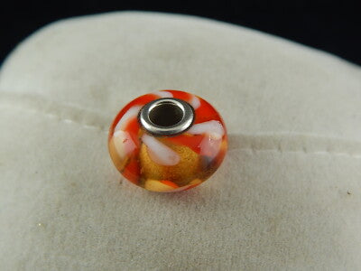 VINTAGE CIONDOLO CHARM TROLLBEADS VETRO DANISH COPENHAGEN DESIGN PRE 2000 #4