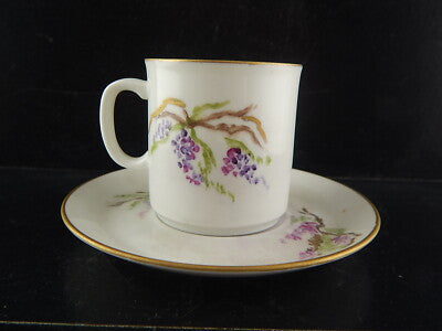 VINTAGE TAZZA CAFFE' PORCELLANA WINTERLING BAVARIA 1979 DIPINTA E FIRMATA #5288