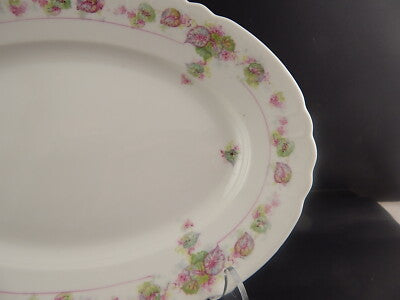 ANTICO VASSOIO O PIATTO PORTATA PORCELLANA GINORI DOCCIA FORMA NAPOLI LIBERTY